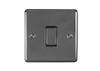 Enhance decorative light switch in black nickel
