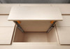 The synchronisation linkage is located at the very back of the pull-out