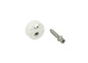 Connector Screw Cabinet Connector - White