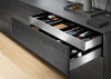 LEGRABOX inner drawer in a stainless steel finish, complemented by AMBIA-Line storage solutions