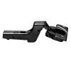 Blum 70T3750.TL.ONS Onyx black CLIP top unsprung inset hinge for handle-less doors, with tool-free assembly and precise alignment features