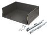 MERIVOBOX BOXCAP E height drawer with metal sides, front fixings and full-extension runners