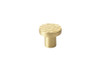 Alexander & Wilks AW820-30-SB Hanover Hammered 30mm Cabinet Knob in satin brass finish, solid brass construction with hand-hammered texture, available in 30mm and 38mm sizes for cabinet doors and drawer fronts