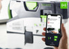 Festool CTMC MIDI I connected to the Festool app on a smartphone