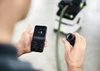 Checking the extractor’s suction level on a phone via Bluetooth