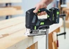 Sawing with fine precision - Variable speed trigger for controlled cutting speed – directly on the handle.