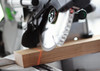 Quality down to the finest detail - A double laser line precisely marks the saw cut.