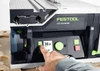 Precise cuts at the press of a button - You can set the height and angle accurately to a tenth of a millimetre with unique digital operation – more exact than with any yardstick, with 100% repeat accuracy. Even the most demanding cuts will succeed with unprecedented precision, with the robust stop system made up of a parallel side fence, angle stop and sliding table.