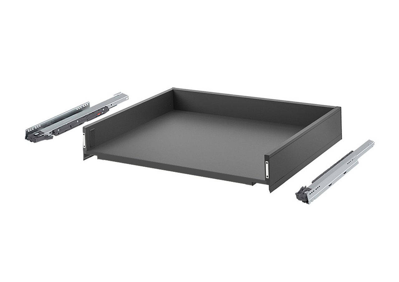 Any size pre-assembled Blum LEGRABOX M-height (90.5mm) drawer boxes with next day delivery