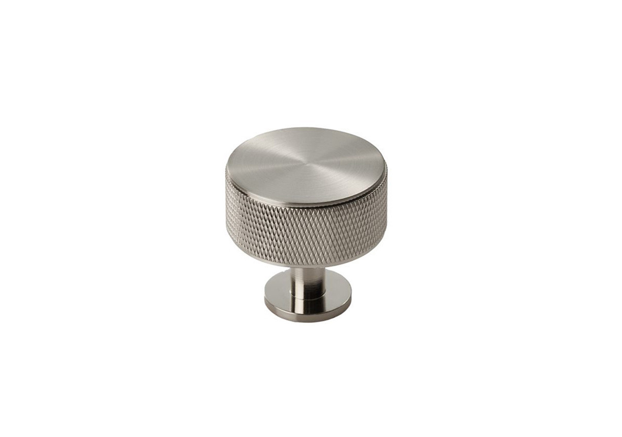 FTD703SN Knurled Radio Knob - Satin Nickel