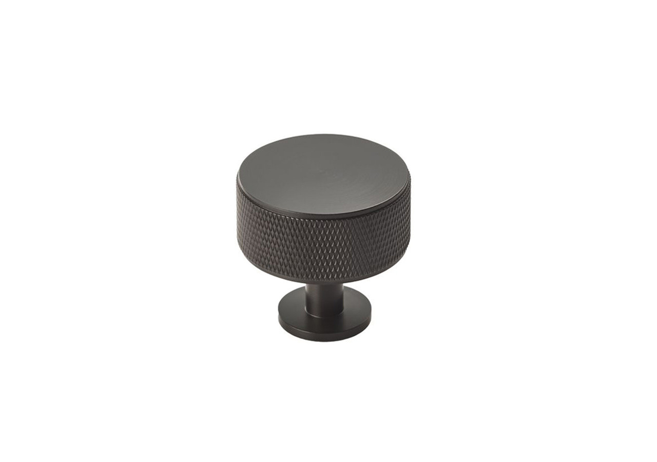 FTD703MB Knurled Radio Cabinet Knob in Matt Black FTD703MB Knurled Radio Cabinet Knob in Matt Black