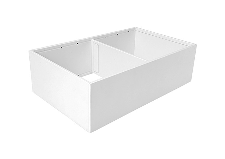Blum AMBIA-LINE deep drawer frame ZC7F400RSP in Silk White