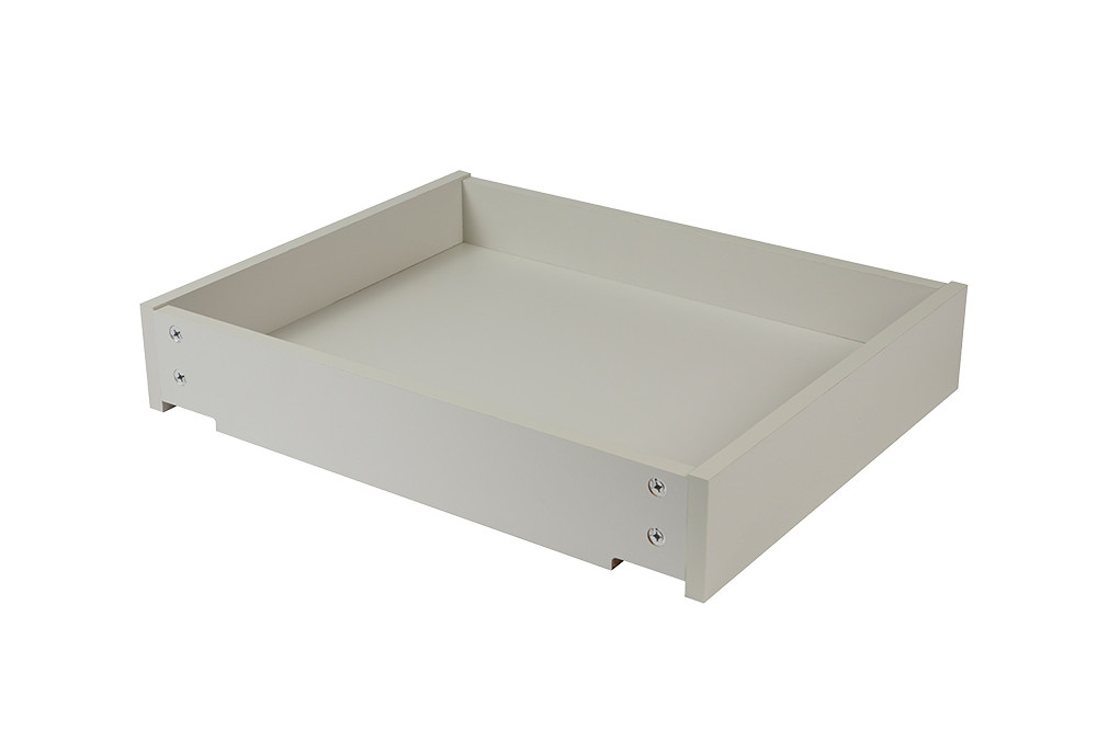 【ちょこぽ】Drawer フリンジジレ 16mm Melamine Drawers in Light Grey