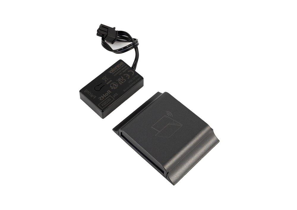 Sensio Titan+ wireless door sensor and receiver for cabinet lighting, enabling automatic LED activation when doors open and close