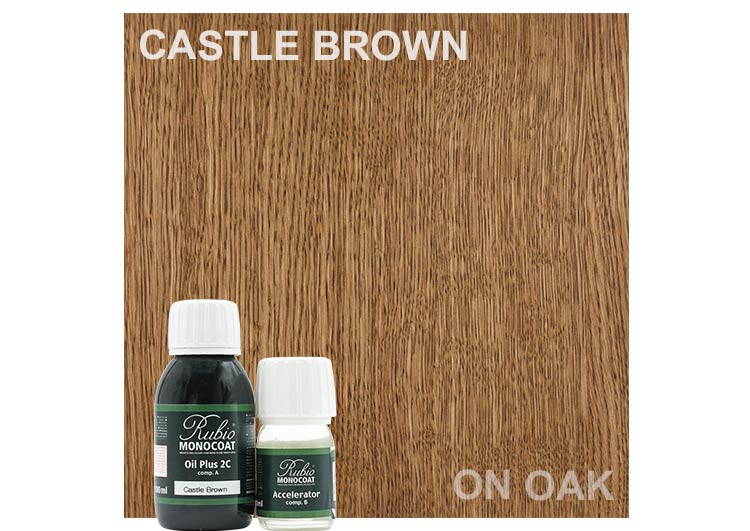 Rubio Monocoat Oil Plus 2C Castle Brown 130ml