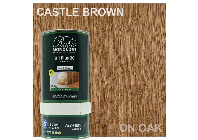Rubio Monocoat Oil Plus 2C Castle Brown 1.3L