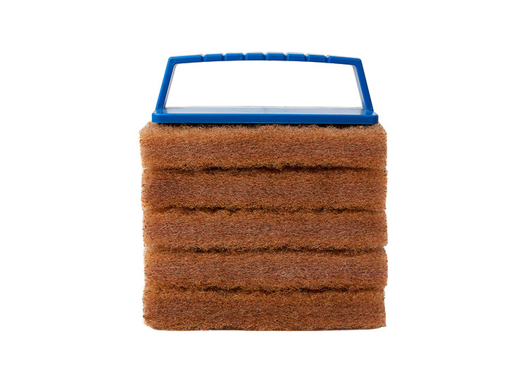 Rubio Monocoat beige scrubby set with scrubby holder