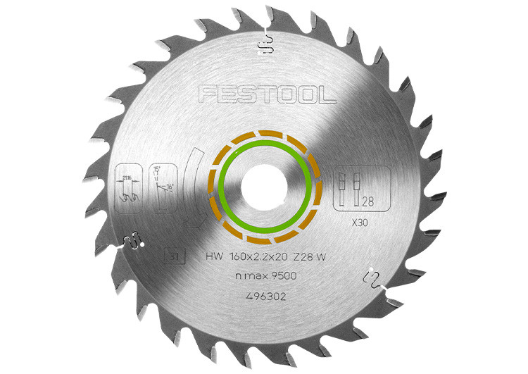 Festool HW 160x2,2x20 W28 Universal Saw Blade