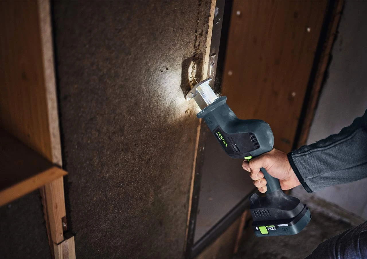 Best view - The integrated LED light optimally illuminates the work area.