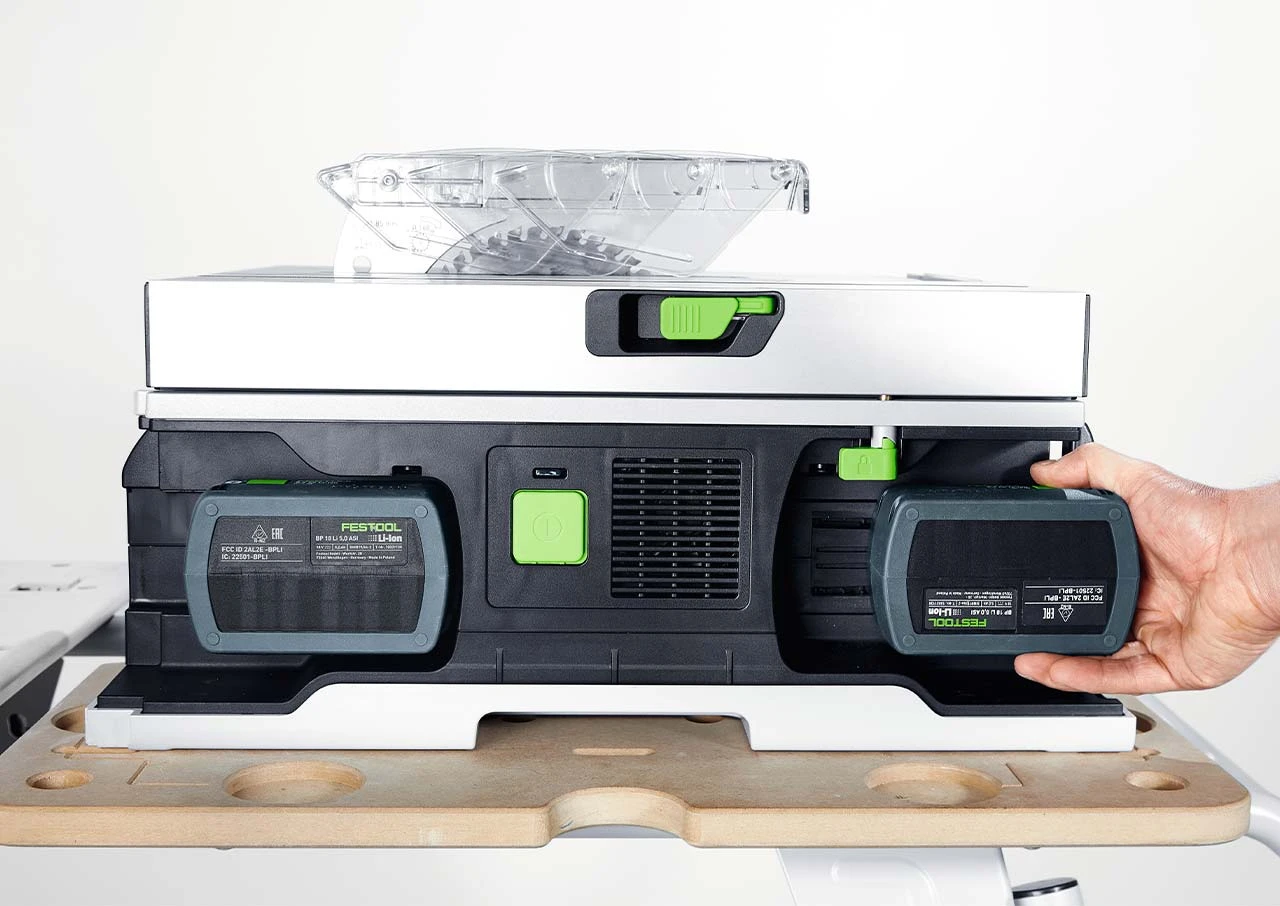 Power up the CSC SYS 50 EB-Basic with two Tabless Batteries 18 TBX 8 ASI