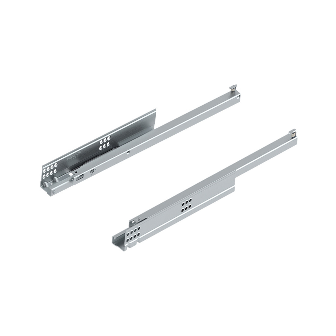 550mm length TANDEM single extension runner with integrated BLUMOTION soft close