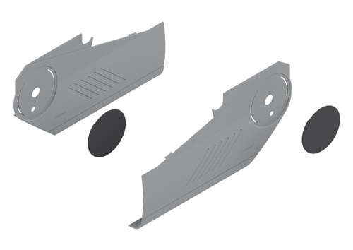 20S8020 AVENTOS HS cover cap set in light grey