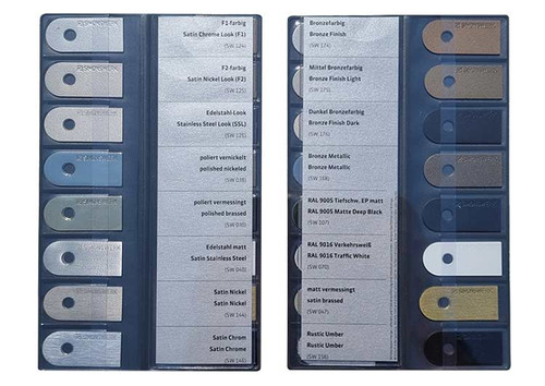 SIMONSWERK colour finish swatches