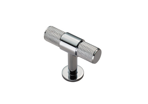 FTD701CP Polished Chrome Knurled T-Bar Knob FTD701CP Polished Chrome Knurled T-Bar Knob