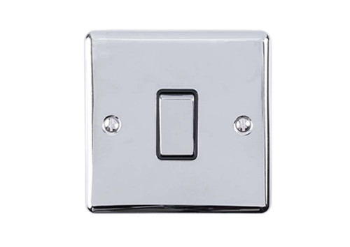Enhance decorative light switch in polished chrome