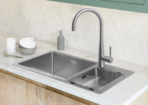 Ridley Single Lever Tap - Stainless Steel