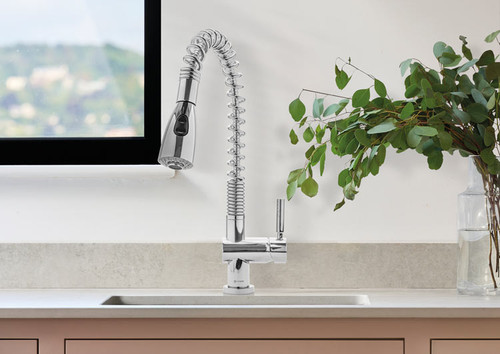 Spiro Pull-Out Spray Tap - Polished Chrome