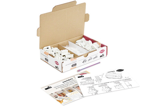 Lamello Cabineo 8/12 Starter Set Cabineo starter set contains:
Cabineo 8 + 12 (40 pcs each)
Cabineo hex bit
Cover caps (40 pcs) Lamello Cabineo 8/12 Starter Set Cabineo starter set contains:
Cabineo 8 + 12 (40 pcs each)
Cabineo hex bit
Cover caps (40 pcs)