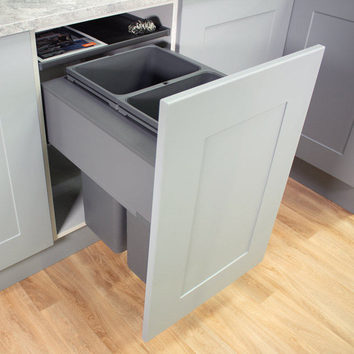 LEGRABOX pull-out waste bin drawer with full-extension runners