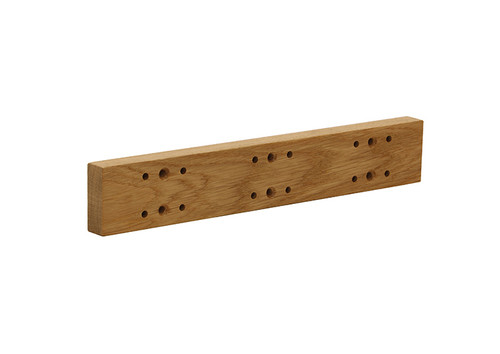 Oak runner spacer designed for use with in-frame drawers Oak runner spacer designed for use with in-frame drawers