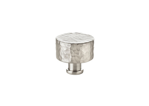 Alexander & Wilks AW816-35-PN Leila hammered polished nickel cabinet knob, 35mm solid brass design with hammered dimpled face for cabinets and furniture.