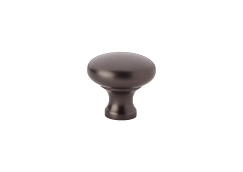 Alexander & Wilks AW836-32-DBZ Wade dark bronze cupboard knob, 32mm solid brass round design for cabinet doors and drawer fronts