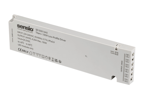 Sensio Titan+ 150W 24V LED sensor driver for kitchen lighting