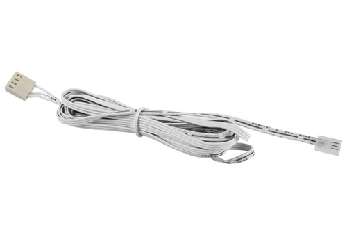 Sensio Razor X Pro 4mm LED strip driver connection cable, 2500mm white lead for linking Razor X Pro flexible strip lighting to compatible drivers.