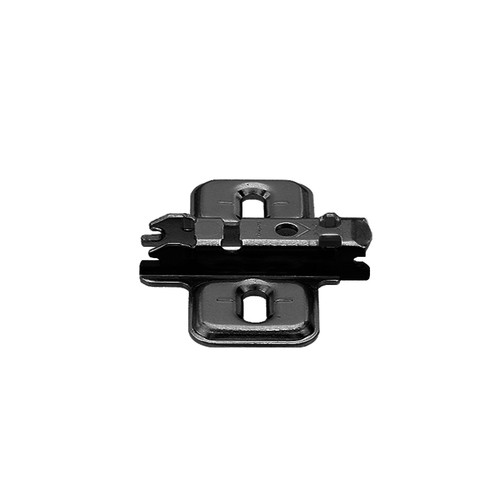 Blum 173L6100 Onyx black CLIP cruciform mounting plate 0mm for cabinet hinges
