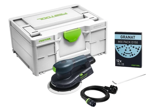Festool ETS EC 150/5 Sander with Systainer³ and Accessories