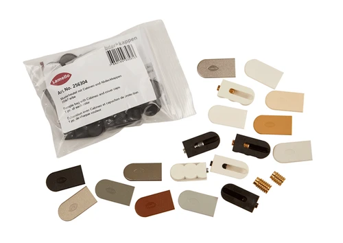 Lamello Cabineo connector and cover cap sample pack