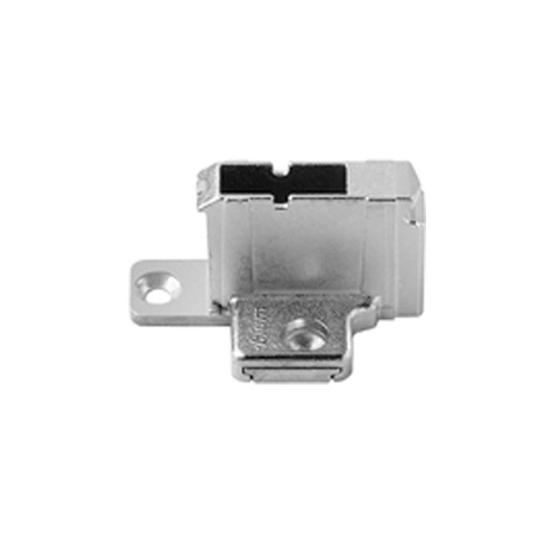 Nickel-plated175H7190.22 CLIP cruciform mounting plate with an 18mm spacing. Ideal for use in-frame kitchens