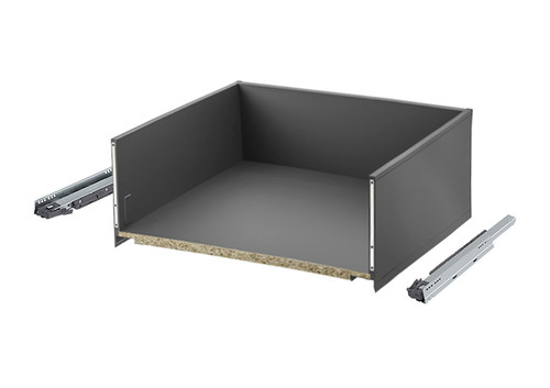 900mm Blum pre-assembled LEGRABOX F-height (241mm) drawer box with runners 900mm Blum pre-assembled LEGRABOX F-height (241mm) drawer box with runners