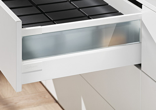 TANDEMBOX antaro: High fronted drawer (height D) with frosted glass design element