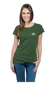 Female T-Shirt - AD - Moss Green Color - Medium size Female T-Shirt - AD - Moss Green Color - Medium size