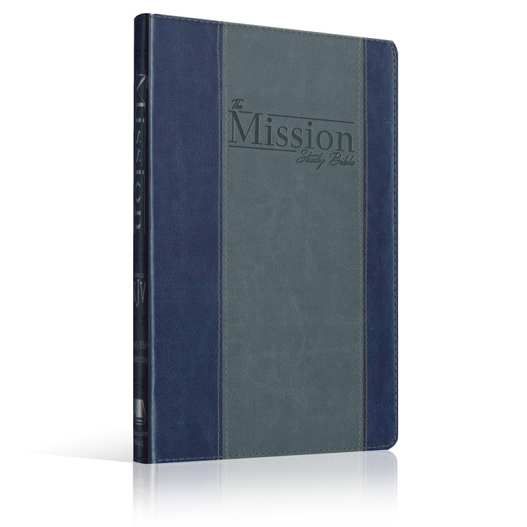 KJV Bible - The Mission Study Bible (Silver &  Sapphire)