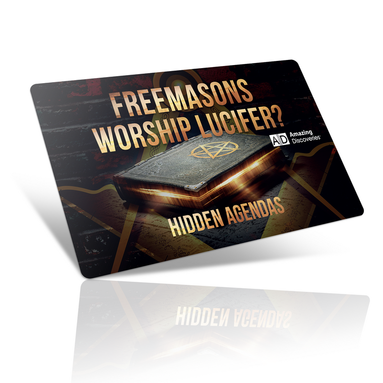 AD Sharing Card: Freemason worship Lucifer? (100 Pack)