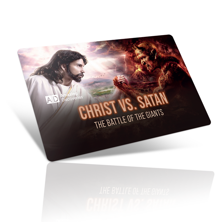 AD Sharing Card: Christ VS Satan (100 Pack)