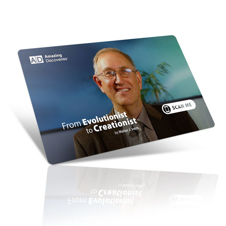 AD Sharing Card: From Evolutionist to Creationist (100 Pack)