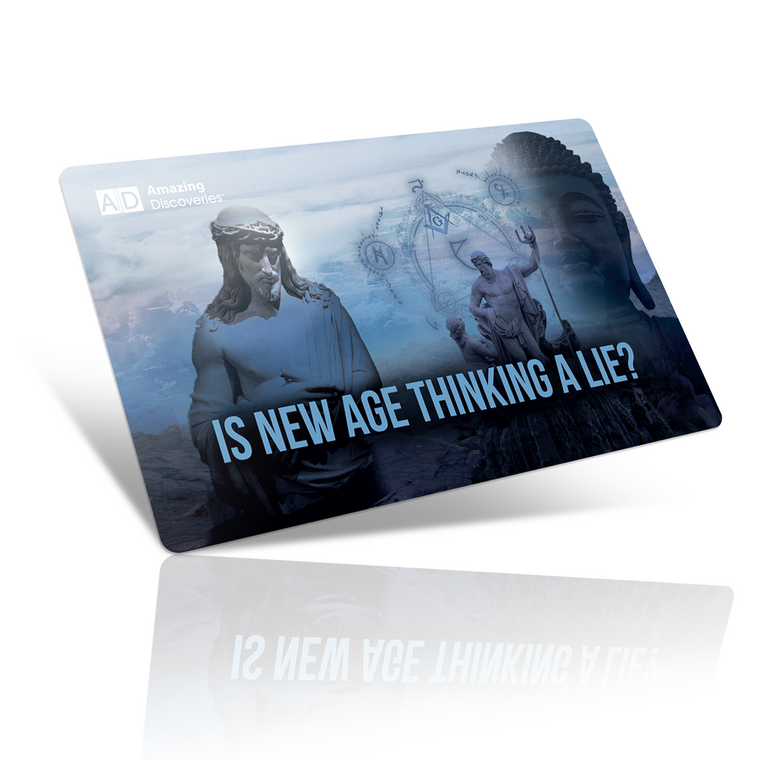 AD Sharing Card: Is New Age Thinking a Lie? (100 Pack)